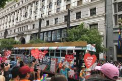 San Francisco PRIDE interactive float